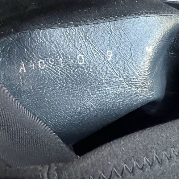 Stuart Weitzman 5050 Black Suede Over The Knee Tall Boots Women 9 M Back Stretch - Picture 12 of 16